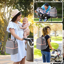 Breastmilk Cooler Bag with Ice Pack Fits 6 Baby Bottles up to 9 Ounce, Breast Milk Pump Cooler Bag with Shoulder Strap for Nursing Mom Daycare, Work, Travel- Grey by TinyTreasures Baby Boutique
