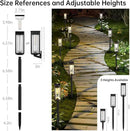 Solar Pathway Lights Outdoor, 2 Pack Solar Garden Lights Outside Pathway, Landscape Path Lights for Patio Lawn Path Walkway Decor by GreenHaven Gardens
