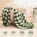 L'AGRATY Chunky Knit Blanket Throw: 50''x60'' Chenille Chunky Knitted Throw Blankets for Bed Couch - Handmade Thick Cable Knit Blanket - Large Crochet Rope Blankets for Home Decor by CozyNest Decor