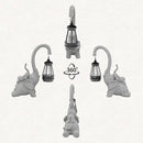 Solar Garden Statue 10 Inch Elephant Decor for Outside Yard Decoration Outdoor Unique Housewarming Gardening Birthday Gifts for Women Grandma by GreenHaven Gardens