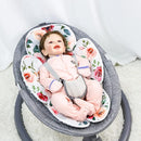 2 in 1 Infant Car Seat Insert, Car Seat Head Support Baby Girls Boys, Soft Newborn Carseat Insert Cushion, Perfect for Carseats, Strollers, Swings (Rose Flower) by TinyTreasures Baby Boutique