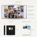 Photo Albums for 4x6 photos Holds 500 - Premium Photo Album with 500 Picture Pockets - Acid Free Photo Album for Wedding, Birthday, Baby by TinyTreasures Baby Boutique