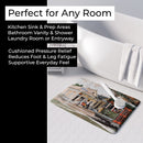 New Orleans Street Car Memory Foam Kitchen Mat Machine Washable Anti-Fatigue Cushion Comfort Bath or Kitchen Rug