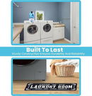 TidyFriend Laundry Detergent Holder with Laundry Room Rug Runner, Detergent Stand for Spill Protection, Non-Slip Runner Mat, and Stylish Room Organizer for Home & Laundry Spaces by CozyNest Decor