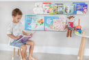Rebecca Luxurious Acrylic Floating Shelves for Wall - 2 Pack of 24" x 2" x 4" - 5mm Thick Clear Book Shelf for Bathroom, Bedroom, Nursery, Kids Room with Easy Installation Hardware – Cute Bookshelf by TinyTreasures Baby Boutique