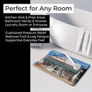 Trapani's Eatery Memory Foam Kitchen Mat Machine Washable Anti-Fatigue Cushion Comfort Bath or Kitchen Rug