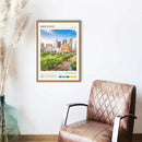 StudioUBILA Houston Wall Art Poster, Decorative Cityscape Landscape Art Prints, Home Decor Wall Art Print for Bedroom Living Room Kitchen Decorations, Unframed by CozyNest Decor