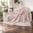 UKELER Camel Faux Fur Throw Blanket 50''x60'' Decorative Shaggy Velvet Blanket Fluffy Cozy Plush Warm Bed Throws for Couch, Sofa, Office, Camping by CozyNest Decor