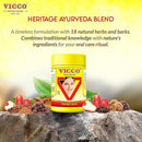 Vicco Vajradanti Herbal Tooth Powder, Classic Ayurvedic Blend with 18 Herbs & Barks, 3.53 oz (Pack of 3) by CozyNest Decor