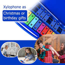 EASTROCK Xylophone, 25 Notes Glockenspiel Xylophone for Kids, Professional Xylophone Instrument Music Teaching, Gifts, JDXPE-25NC-DBL by TinyTreasures Baby Boutique