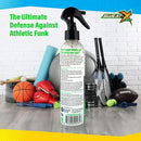 Sweat X Sport Extreme Odor Spray – Multipurpose Deodorizer for Stinky Shoes, Clothes, Sports Equipment & All Fabrics – Concentrated Formula, No Washing Required - Active Fresh Scent – 8 Fl Oz by CozyNest Decor
