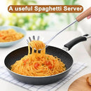 FJNATINH Stainless Steel Kitchen Utensils Set with Wood Handle Nonstick Stainless Steel Cooking Utensils Set with Turners,Spatula,Ladle,Skimmer,Solid Spoon,Pasta by CozyNest Decor