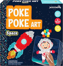 jackinthebox Poke Poke Art for Kids – Space Theme, Mess-Free Fabric Art and Craft, Flower Pressing Kits, Gift for Kids, Toys for Girls and Boys Ages 4 5 6 7 8 by TinyTreasures Baby Boutique
