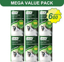Fedicelly Lint Rollers Pet Hair Extra Sticky Refills,Mega Value Set 600 Sheets for Cat and Dog Hair Removal,100 Sheets Per Roller (Pack of 6) by CozyNest Decor