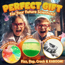 Playz Kaboom! 50+ Explosive Science Experiments Kit for Kids Age 8-12 with 25 Playz Lab Token Experiments - Chemistry Set STEM Learning & Educational Toys & Gifts for Boys, Girls, Teenagers & Kids by TinyTreasures Baby Boutique