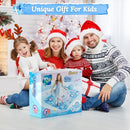 Dance Mat Toys Girl Gift: 8-Button Frozen Dance Pad Wireless Bluetooth Electronic Dance Game for Kids with 4 Game Modes LED Light Built-in Music Birthday Gifts for 3 4 5 6 7 8 9 10+ Years Old Girls by TinyTreasures Baby Boutique