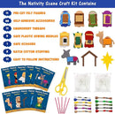 CiyvoLyeen Nativity Scene Craft Kit Christmas Ornaments DIY Kids Craft and Sew Kits for Girls and Boys Educational Beginners Sewing Set by TinyTreasures Baby Boutique