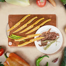 ZHANG XIAO QUAN SINCE 1628 15Pcs Knife Sets with Block, 50Cr15MoV Stainless Steel kitchen knife set with Built-in Sharpener Dishwasher Safe(Golden) by CozyNest Decor