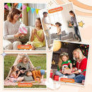 Karaoke Machine for Kids Adults: Mini Portable Karaoke Machine with 2 Wireless Microphones and Lights, Christmas Birthday Gifts for Girls Boys Family Home Party(Orange) by TinyTreasures Baby Boutique
