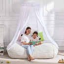 Hobestluk 4FT Bean Bag Chairs Adult Bean Bag with Portable Handle Comfy Large Bean Bag Chair with Removable Cover for Living Room Bedroom or Reading Nook (Stripe White, 4FT) by TinyTreasures Baby Boutique