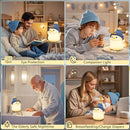 Penguin Night Light for Kids, Adorable Penguin Lamp with Hat, Food Grade Silicone Nursery Nightlight, Rechargeable/Dimmable/Timer,LED Squishy Novelty Animal Bedside Lamp,Funny Gifts for Boys by TinyTreasures Baby Boutique