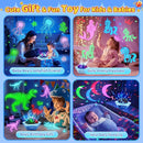Jellyfish Baby Night Light Projector, Dinosaur+Jellyfish+Unicorn Night Light Projector, 96 Projection Options+USB Rechargeable Baby Sleeping Toys Baby Gifts,Jellyfish Lamp Baby Toys Baby Gifts Newborn by TinyTreasures Baby Boutique
