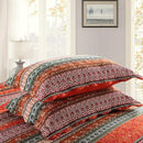 NEWLAKE Quilted Cotton Bed Pillowcases,Striped Classical Style, 2 Pieces, 20x36 Inch by CozyNest Decor