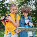 6 Pack Kids Binoculars Shock Proof Toy Binoculars Set for Age 3-12 Years Boys Girls Hunting Folding Small Telescope Birthday Gifts Bird Watching Educational Learning Camping Outdoor (Vivid Colors) by TinyTreasures Baby Boutique