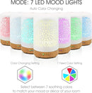 Earnest Living Essential Oil Diffuser Gift Set White Ceramic Diffuser 100 ml & Essential Oil Set Timers Night Lights Auto Off Function Home Office Humidifier Aromatherapy Diffusers for Essential Oils by TinyTreasures Baby Boutique