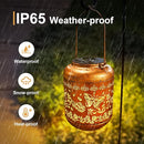 2Pack Butterfly Solar Lanterns Outdoor Hanging Waterproof Lanterns for Garden Decor Christmas Gifts for Women Mom Grandma Metal Solar Lights Decoration Outside for Yard, Patio,Pathway Landscape by GreenHaven Gardens