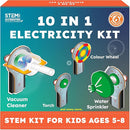 Butterfly EduFields STEM Kit 10-in-1 Science Experiments & Projects for Kids Ages 5-12 | Engineering Building Toy, Electronic Motor Robot Craft for Boys & Girls, Outdoor Summer Gift by TinyTreasures Baby Boutique