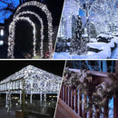 kolpop 6 Pack Solar Fairy Lights Outdoor, 32FT 80LED Solar Powered Twinkle Light Waterproof, 8 Mode Copper Wire Solar Tree Lighting for Outside Garden Yard Decorative (Cool White) by GreenHaven Gardens