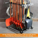 Garden Tool Storage Rack with Wheels Heavy-Duty Organizer for Garage, Yard, and Garden Tools by GreenHaven Gardens