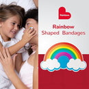 BioSwiss Bandages, Rainbow Shaped Self Adhesive Bandage, Latex Free Sterile Wound Care, Fun First Aid Kit Supplies for Kids, 50 Count by TinyTreasures Baby Boutique