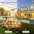 addlon 2 Pack*102FT(96+6) Solar String Lights Waterproof, Patio Lights Solar Powered with Remote & USB Port, 3 Lighting Modes 60+4 LED Shatterproof Bulbs Outdoor Light for Camping Backyard Garden by CozyNest Decor