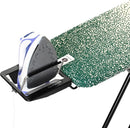 Brabantia - Ironing Board B – Solid Steam Iron Rest – Adjustable Height – Non-Slip Rubber Feet – 100% Fairtrade Cotton Cover with Foam Padding – Foldable – New Dawn – Size B (49 x 15 in) by CozyNest Decor