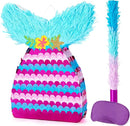 WERNNSAI Mermaid Piñata - Mermaid Party Games Decorations Mermaid Tail Piñata with Blindfold and Bat for Girls Kids Under the Sea Themed Birthday Party Supplies (12.5" x 16.5" x 3") by TinyTreasures Baby Boutique