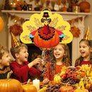 WERNNSAI Thanksgiving Turkey Pinata - Fall Autumn Decorations Gentle Turkey Pinata Orange Thanksgiving Party Games Autumn Decorations for Home Fall Festival Party Favors with Blindfold by TinyTreasures Baby Boutique