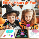 FUNNYB&G Foil Art Craft Activity for Kids - Halloween Crafts Gift Party Favors for Kids Trick or Treat Goodie Bag Stuffer Fillers Gifts Toy for Girls Boys 4 5 6 7 8 9 Years Old(Halloween) by TinyTreasures Baby Boutique
