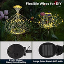 Solar Outdoor Lights Outdoor Waterproof 200 LED Firework Light Solar Powered Sparkles Landscape Fairy Light Outside Decorations Lights for Yard Patio Pathway Lawn Party Decoration, 8 Pack by GreenHaven Gardens