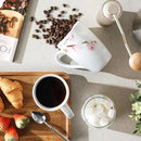 VEWEET Large Coffee Mugs Set of 6, 16 OZ Coffee Cups Set with Handle, Floral Mug Sets Ceramic Cup Set for Kitchen, Microwave& Dishwasher Safe, Series ANNIE by CozyNest Decor