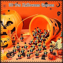 50 Pcs Halloween Mini Figurines Tiny Pumpkin Figures to Hide and Seek Rubber Wizard Miniatures Ornaments Gifts for Halloween Party Favors Table Decorations(Pumpkin) by CozyNest Decor