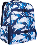 Wildkin ECO rPET 17-inch Large Backpack – Sustainable, Padded, Adjustable – Sharks by TinyTreasures Baby Boutique