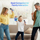 Mini Karaoke Machine for Kids Adults: Portable Bluetooth Karaoke Speaker with 2 Wireless Microphones, Karaoke Gifts for Girls Boys Ages 4-12+ Years Old Christmas Birthday Home Party(Navy Blue) by TinyTreasures Baby Boutique