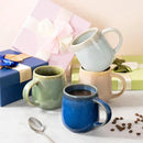 bestone Coffee Mugs Set of 4，15 oz Large Coffee Mugs, Ceramic Mugs with Handles,etc Coffee Mugs, Cups for Coffee Cereal Latte ，Microwave & Dishwasher safe，Vibrant Colors by CozyNest Decor