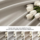 MIULEE Stone Back Tab Blackout Curtains 84 Inch Length 2 Panels Set for Living Room Bedroom Privacy, Rod Pocket/Pinch Pleat Thermal Insulated Room Darkening Pleated Light Blocking Drapes by TinyTreasures Baby Boutique