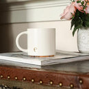 COLLECTIVE HOME - Monogram Ceramic Mugs, 15 oz Golden Initial Coffee Cups, Elegant Alphabet Tea Mugs, Elegant Personalized Mug with Gift Box, Luxurious Cups for Office and Home (e) by CozyNest Decor