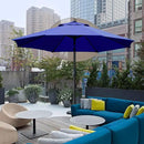 Sunnyglade 9' Patio Umbrella Outdoor Table Umbrella with 8 Sturdy Ribs (Navy Blue) by GreenHaven Gardens