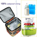 Breastmilk Cooler Bag with Ice Pack Fits 4 Baby Bottles Up To 9 Ounce Insulated cooler Bag Breast Milk Cooler on the Go with Strap Baby Bottle Cooler Bag for Nursing Mom Daycare or Travel by TinyTreasures Baby Boutique