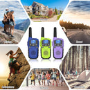 Walkie Talkies for Adults- WokTok Long Range Two Way Radio for Camping Hiking Hand Held Hiking Accessories Camping Gear Xmas Birthday Gift for Kids,SOS Siren,NOAA Weather Alert,3 Radios by TinyTreasures Baby Boutique